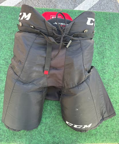 Black CCM JetSpeed FT350 Hockey Pants (Used) | Senior Medium