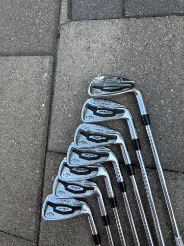 Men's Callaway Apex Pro Right Handed Iron Set Regular Flex (Used) 4- PW