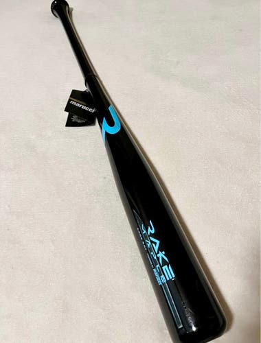 Marucci 33”/31oz Rake Maple Wood Baseball Bat Black/Baby Blue NEW