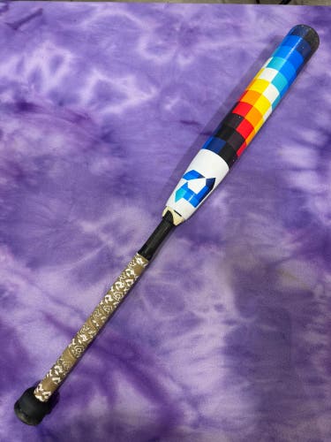 White 2023 DeMarini Prism+ Composite Bat (-11) Composite 18 oz 29" (Used)