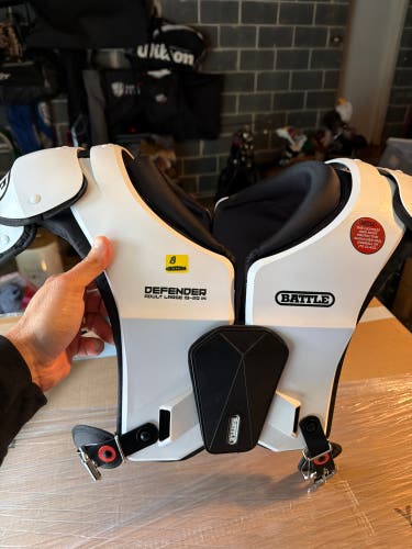Large Adult Battle Defender Shoulder Pads (New)