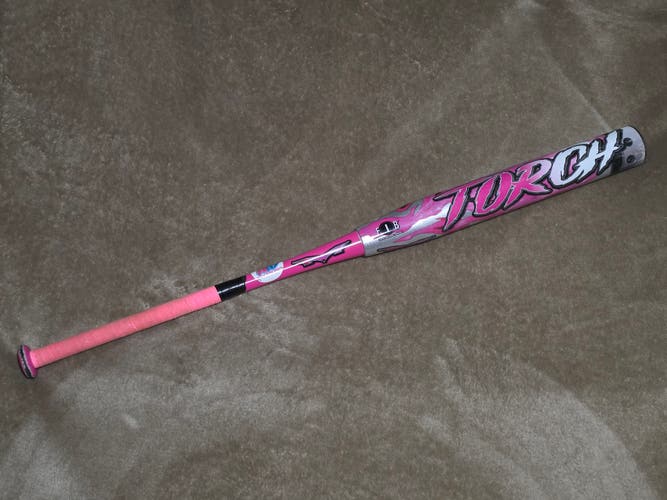 Used 2021 34/25 Pink Monsta Torch Softball Bat M2 3500 21SPTA2 ASA