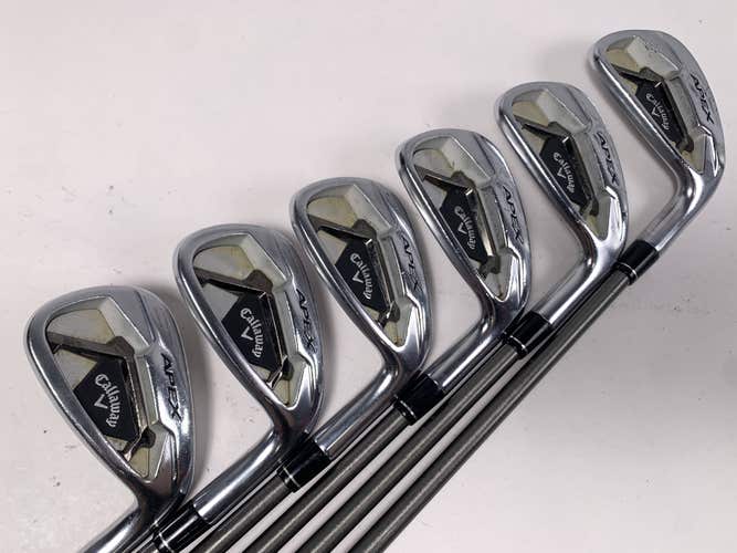 Callaway Apex 21 Iron Set 5-PW AeroTech SteelFiber FC80 F3 Regular RH -1/2''