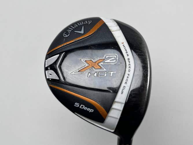 Callaway X2 Hot Deep 5 Deep Pro Fairway Wood 18.5* Tour ATX 3.7 75g Stiff RH