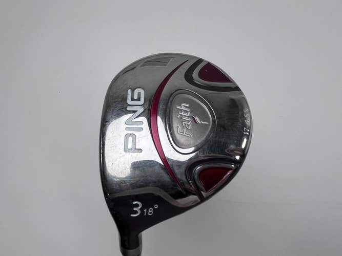 LEFTY Ping Faith 3 Fairway Wood 18* ULT200 Ladies LH Undersize Grip