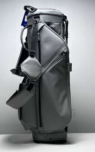 Mizuno Pro 2025 Premium Stand Bag Gray 5-Way Divide Dual Strap Golf Bag