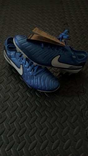 Blue Unisex 5.5Y (Big Kids / Youth) Nike Tiempo Legend 10 Elite Cleats (New)