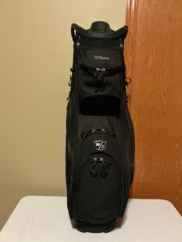 NEW Wilson Staff EXO II Golf Cart Bag (Black)