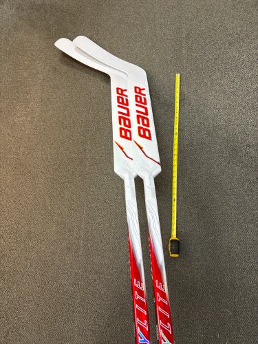 Senior Bauer Vapor Flylite Regular Goalie Stick 27" Paddle (2-Pack)