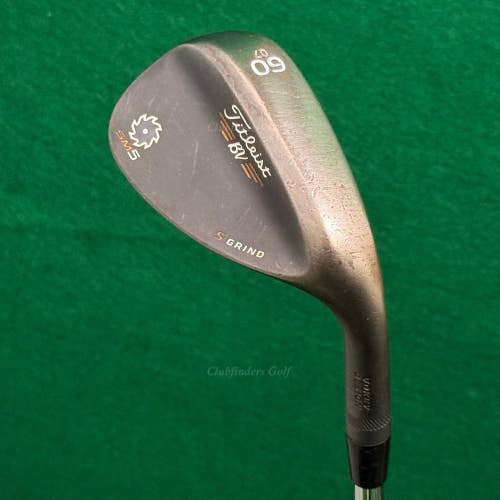 Titleist Vokey SM5 Black 60-7S 60 Lob Wedge Stepped Steel Wedge Flex