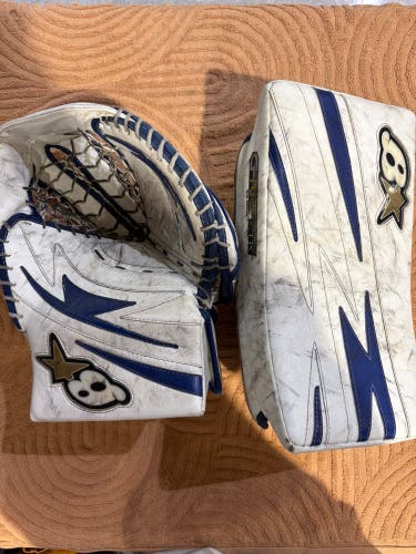 Intermediate Brian's G-Netik 5.0 Goalie Glove & Blocker Set Regular (Used)