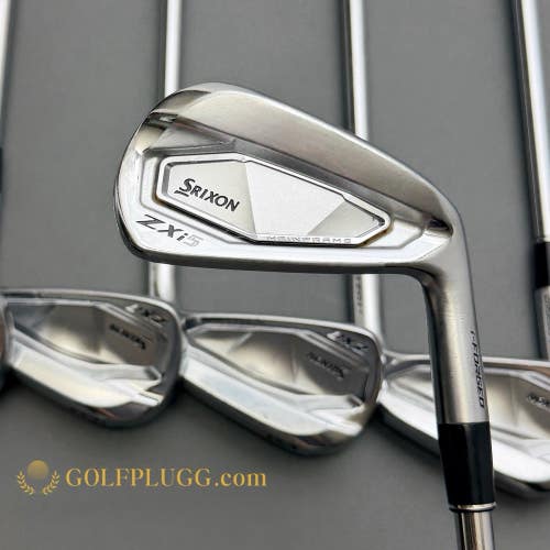 +1" 2025 Srixon ZXi5 / ZXi7 Iron Set 4-PW / Project X Rifle Steel, X Stiff (193)