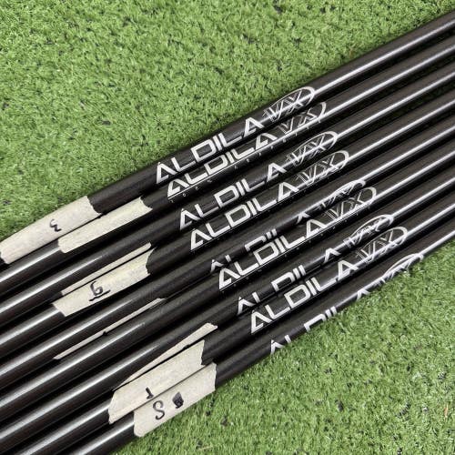 Aldila VX Iron Shaft Set of 9 Graphite 35-38.5 3-SW .370 Tip Regular Flex