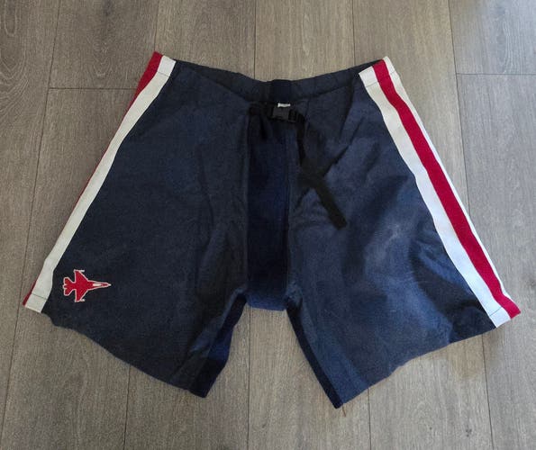 Blue w/red & white stripe Jets Youth XL (or men's Small?) Pant Shell (Used)