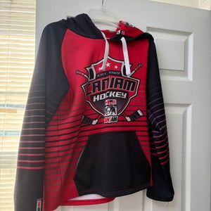 Can Am Hockey Lake Placid youth large hoodie Sweatshirt (Used)