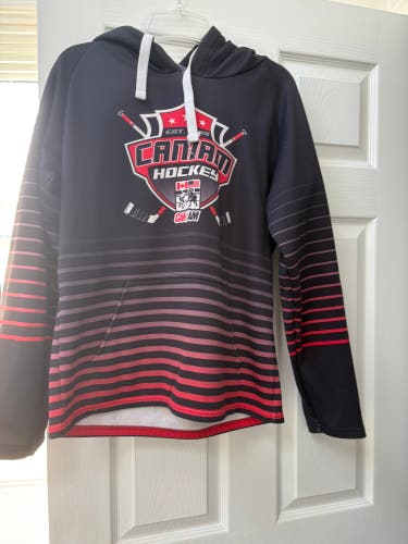 Can Am Hockey. Lake Placid youth large hoodie
 Boys Large Sweatshirt (Used)