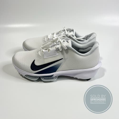 Nike Air Zoom Infinity Tour 2 White Navy Golf Cleats  9