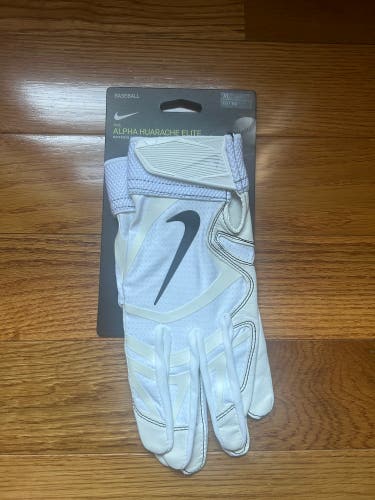 Nike Alpha Huarache Elite Batting Gloves – Men’s XL – New – CV0696-102