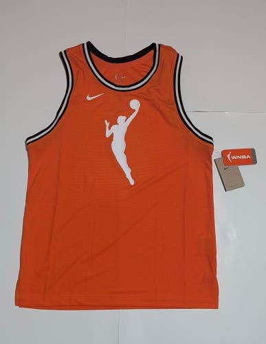 Orange Medium Men's Nike Jersey (New) Nike Courtside Dri-FIT WNBA Basketball Jersey DQ2400-820