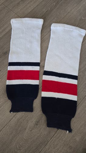 Team USA colors- Senior Medium hockey Socks (Used)