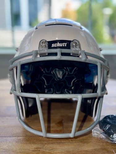 Schutt F7 LX1 White Football Helmet Large
