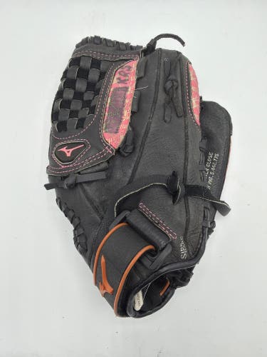 Mizuno Finch RH Softball Glove 11" Black/Pink