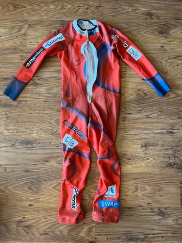 HENRIK KRISTOFFERSEN 2018 Norwegian ski team Phenix Slalom Suit (Used)