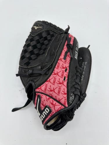 Mizuno Prospect Jennie Finch RH Infield Softball Glove 10" Black/Pink