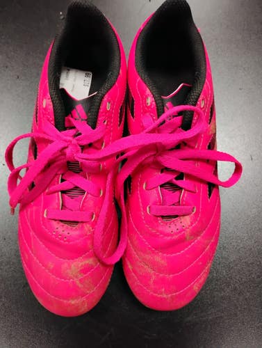 Used Adidas GOLETTO Soccer Cleats Pink Junior 02 11849-S000042875