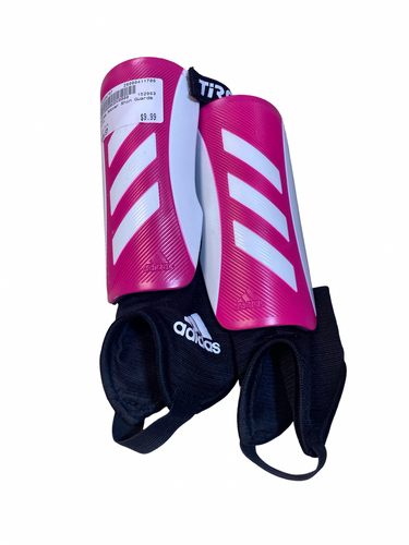 Used Adidas Soccer Shin Guards Youth Pink SM 11706-S000384757