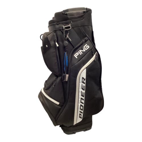 Used Ping PIONEER Mens Cart Bag Black 11443-S000207717