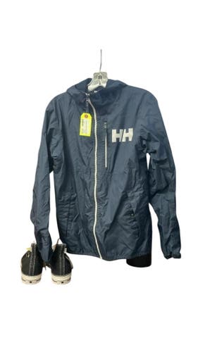 Helly Hansen Blue Rain Jacket - Size Small