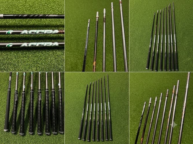 Accra green Extra Stiff Flex Steel Shaft (Used) Ping wedge shaft bonus!