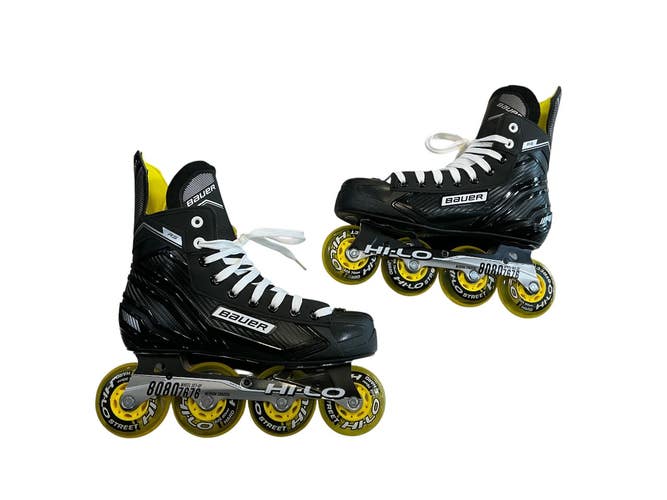 Used Bauer RS Senior Rec Fitness Skates Black Senior 8 11873-S000246369