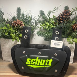 Youth Schutt Neon Back Plate OSFM