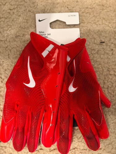 Red XXL Adult Nike Vapor Jet Gloves