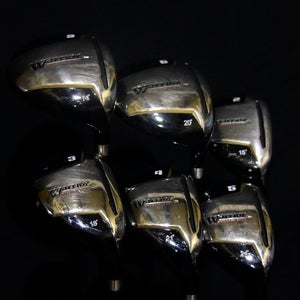 WARRIOR CUSTOM GOLF SET: 3,5 WOODS (5W - 43IN), 2-5 HYBRIDS (2I - 43IN), RH, NG
