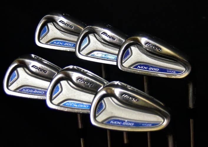 MIZUNO MX-200 SET: 5-9,P SHAFT 39 IN (5I), REGULAR FLEX, RIGHT HANDED