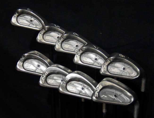 PING ISI SET: 3,5-9,W,S,L IRONS SHAFT 39.5 IN (5I), STIFF FLEX, RIGHT HANDED
