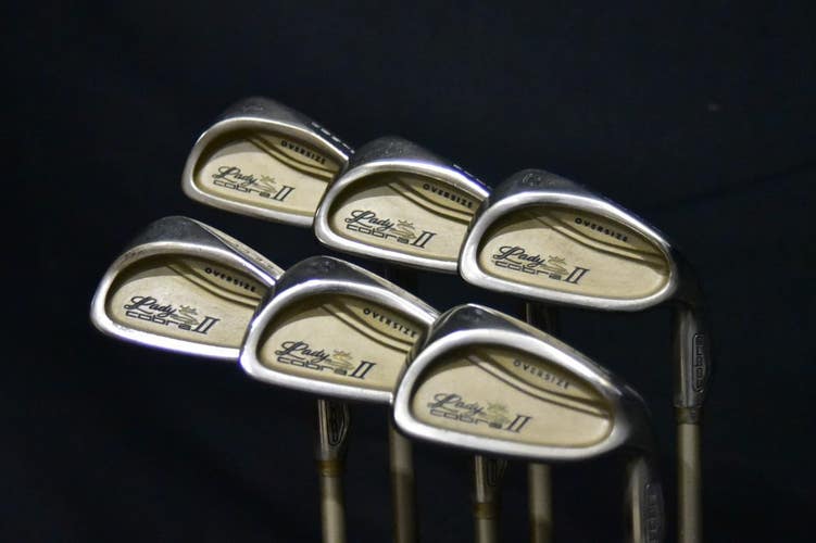 KING COBRA "LADY COBRA II" SET: 4-9 IRONS SHAFT 37.5IN (5I), LADY FLEX, RH