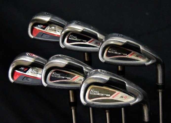 KING COBRA S9 SET: 3-8 IRONS SHAFT 38 IN (5I), REGULAR FLEX, RH