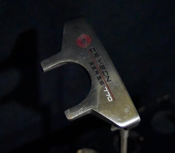 ODYSSEY CRIMSON SERIES 770 PUTTER SHAFT 37.5 IN, RIGHT HANDED, NEW GRIP