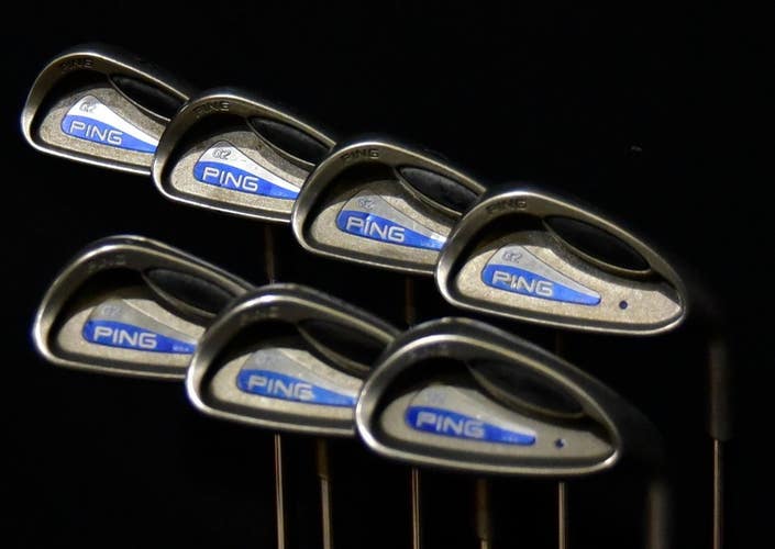 PING G2 SET: 4-9,W IRONS SHAFT 38.5 IN (5I), STIFF FLEX, RIGHT HANDED