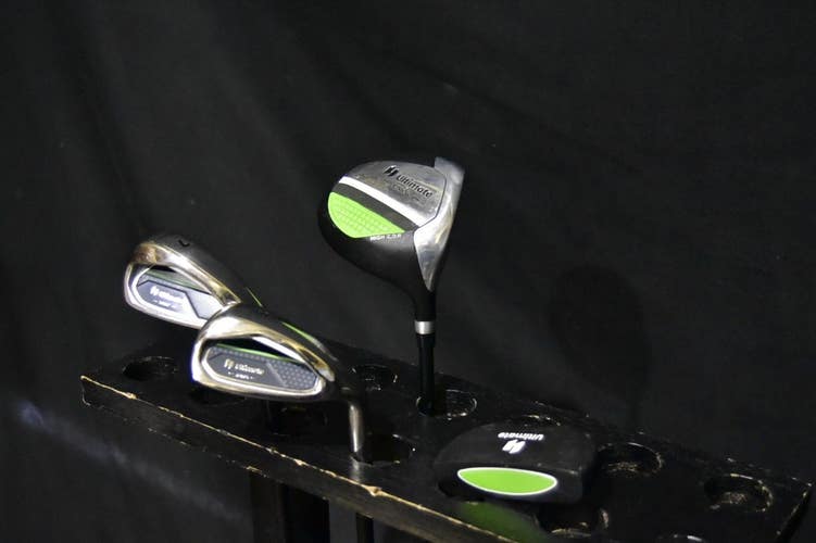 ULTIMATE JUNIOR SET: 3 WOOD (29IN), 7-IRON, S WEDGE (27.5IN), PUTTER (25IN), RH