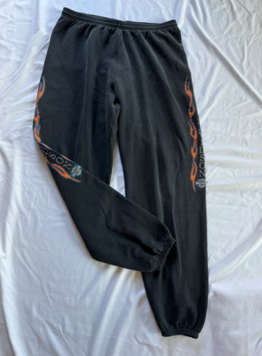 Rare Vintage Harley Davidson Flame Sweat Pant XL