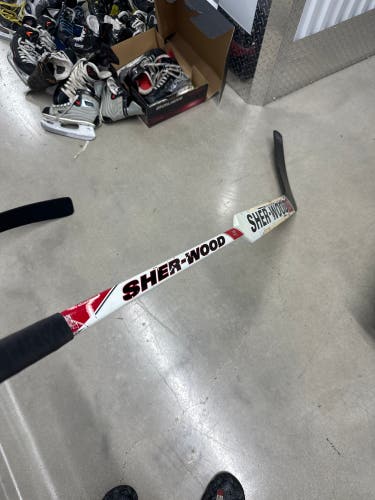 Marty Brodeur designed Senior Sher-Wood Regular Goalie Stick 27" Paddle (Used)