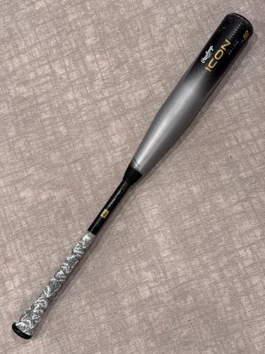 2023 Rawlings Icon Composite USABat Certified Bat (-10) 20 oz 30" (Used)