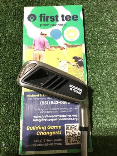Square Strike 45* Chipper/Chipping Wedge Steel Shaft (35.25) Black