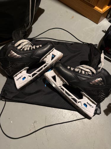 True Custom Pro Hockey Goalie Skates Pro Stock 10.5 (Used) free shipping