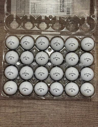 24 Callaway Supersoft Golf Balls - 5A MINT CONDITION ONLY